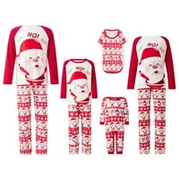 Yilvust Usklađivanje porodične pidžame postavlja zaglavlje za Božić PJ-a koji odgovaraju organskom pamučnom