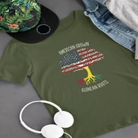 Američki odrasli Gvinejski korijeni majica - Dizajni za muškarce -Martprints, muški mali