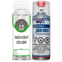 Za Saab tačan podudarnost aerosola sprej za dodir paira i sprej 2k Clearcoat - odaberite boju