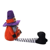 Dezsed Halloween Gnomes plišani klirens Halloween dugačke noge bez licane lutke gnome top hat božićne