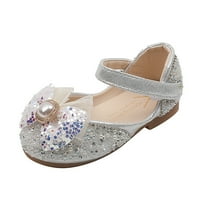 FATTAZI dječja cipela modne cipele s ravnim donjem princezom s dijamantskim cipelama s jednim cipelama
