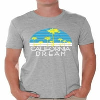 Awkward Styles California Dream Thirt Kalifornijske košulje za muškarce Cali Pokloni California Majica