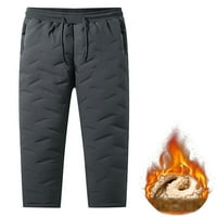 Avamo muške hlače patentne pantalone za džepne pantalone Elastična struka Drće Jogger Plish Dukseri