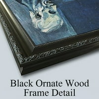 Carlo Portelli da Loro Black Ornate Wood Framed Double Matted Museum Art Print Naslovnica: Djevica,