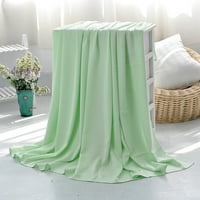 Gerich hlađenje pokrivačica ljeto udobne ledene ćebe za krevet i kauč, lagane prozračne pokrivače, zelena