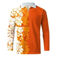 Muške polo majice Ležerne prilike, Jesen zimska košulja s dugim rukavima Odštampana majica za majice