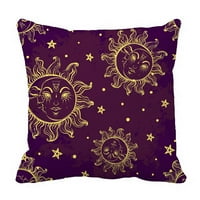 Sunce Moon Elegantna tetovaža Alhemy Astrologija Čarobni jastuk jastuk za jastuk