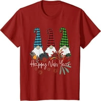 Sretna nova godina slatka gnomi božićna majica za porodicu