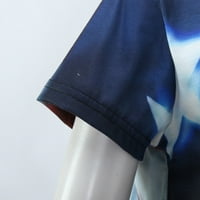 U ženskoj ručno oslikanoj američkoj košulji za zastavu V izrez TEE košulje pulover kratki rukav vrhovi