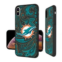 Miami Dolphins iPhone Paisley Design Bump futrole