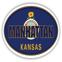 State zastava Manhattan City Kansas