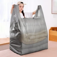Jiaroswwei Moving pakirajte vrećicu ekstra velikog vlage-otporna na vlagu ekstra debela HDPE ručna prtljaga