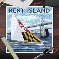 Kent Island, Maryland, Sloop Jedrilica i Chesapeake Bay Bridge