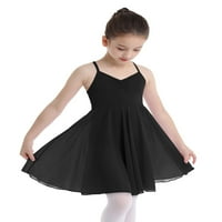 Renvena Kids Girls Cross Strap Camisole Gymnastic Ballet Leotard Dance Tutu Suknja haljina