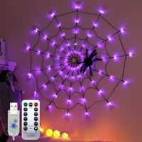 Horror Halloween Web LED rasvjetni modovi Halloween Festival Tema Dekoracija Dekoracija Prop, za ukrase