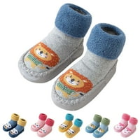 Obuća za bebe Jesen i zima slatka djeca cipele za podmitanje cipela s ravnim dnom nepropusnoj čarapi