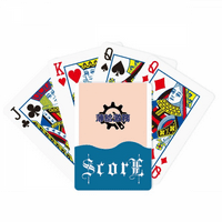 Malo povratka teških zadataka Art Deco Fashion Score Poker igračka karta Inde Igra