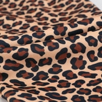 Ausyst Toddler Djevojka odjeća Toddler Baby Girls Fashion Slatko Leopard Ispis kratkih rukava pantalone