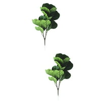 Frcolor umjetne biljke zelenilo grane grane ficus grane aranžmane listova grana ukrasna lonce vaze Leaf