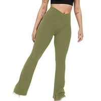 Tajice za žene Yoga hlače Fitness Stretch Trčanje teretane Sportska dužina Aktivne hlače