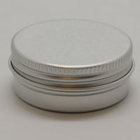 50ml aluminijumski uzorak BO sa navojem Travel boce kozmetički kontejner prazan krem ​​jar lonac sa poklopcem za pomade šminke