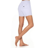 Lirclo ženske pamučne joge kratke hlače znojeti atletski salon na plaži šorc dres se povlači sa džepovima