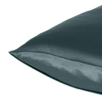 Oussum Satin jastuk Standardni jastučnici Kling kraljevske kraljevne veličine kreveta jastuci za kožu
