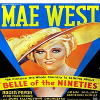 Belle iz devedesetih godina Mae West Movie Poster Masterprint
