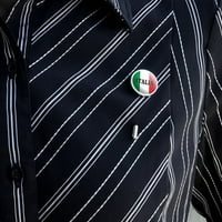 Italia Italija Italijanska zastava Stick Pin Stickpin Hat Brooch