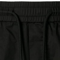 Caveitl pantalone za muškarce, muške modne ležerne čiste boje na otvorenom džepne patentne pantalone
