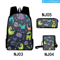 Školska torba Dinosaur školski ruksak za djevojčice 6- godina Slatki ruksak Oxford tkanina školska torba