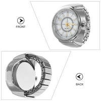 Hemoton stilski sat modni modni mini prsten kvarcni sat nakit za žene muškarci