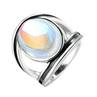 Kiplyki Veleprodaja vrućih proizvoda Specijalni modni gradijent mjesec prsten poklon nakit srebrni prsten