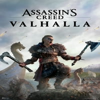 Assassins Creed Valhalla Zidni dekor Cool Wall Art SOBE Poster Gaming Ženska Viking Eivor Varinsdottir