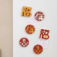 Qinghai magneti za hladnjak jaki magnetizam Nema ostataka Kineski stil hladnjaka magnetni naljepnici Početna Dekor za poklon za domaćinstvo