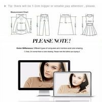 Azrijske ponude Ženske modne ispise Ležerne prilike V-izrez kratki rukav labav majica Bluza Grejs Clearence