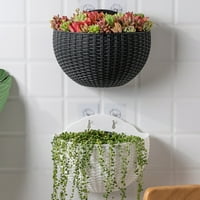 Betterz cvjetni lonac Izvrsna zidna plastična zidna zidna košara saksija za vrt