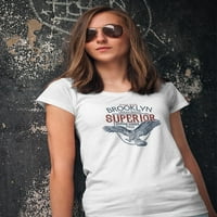 Brooklyn Denim logotip majica - MIMage by Shutterstock, ženska x-velika