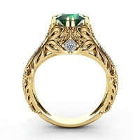 Ženski prsten za prste šareno casual zglobnog klirinca modnih prstenova za žene mladenke vjenčanje romantični