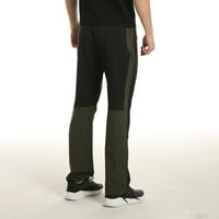Muške elastične struke Sportske hlače Slim-Fit prozračne atletske vanjske pantalone vojske zelene veličine