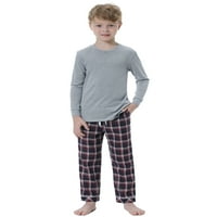 Uniexcosm dječaci pidžami setovi s dugim rukavima PJ za dječaka, dvodijelna odjeća, veličine 6-16