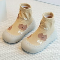 Ketyyh-Chn baby toddler cipele s čarapama Solid Boja crtane čarape Držite topla djeca mekane neklizajuće