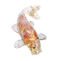 Mnjin Prirodni šljunak za ljepilo riblje oblik mali ukrasi ukras poklon ukrasi b
