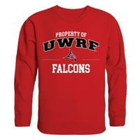 Univerzitet u Wisconsin Rijeka Falcons Property CrewNeck pulover Duks s dukserom Crveno