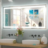 Keonjinn LED lampirana kupaonica Vanity ogledalo boje svijetli zidno ogledalo 36x30