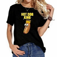 Slatki dizajn hot dog za žene Hrana za ljuto ljubitelje majice