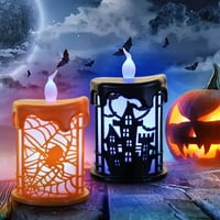 Kratki ukrasi Halloween Skull-bundeve svijeće svijeće za svijeće Halloween Decoratio