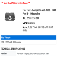 Rezervoar za gorivo - kompatibilan sa - Ford e-Econoline 1990