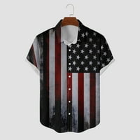 Luiyenes Patriotske majice za muškarce tiskali su puni rez niz majice