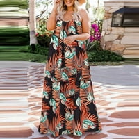 Ženska modna boemijska ljestvica Sling BECKLEX Big Swing haljina
